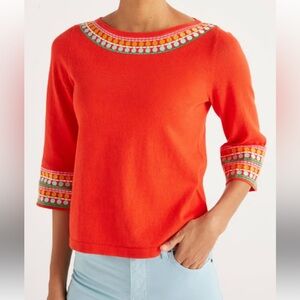 Biden Embroidered Women's Sweater